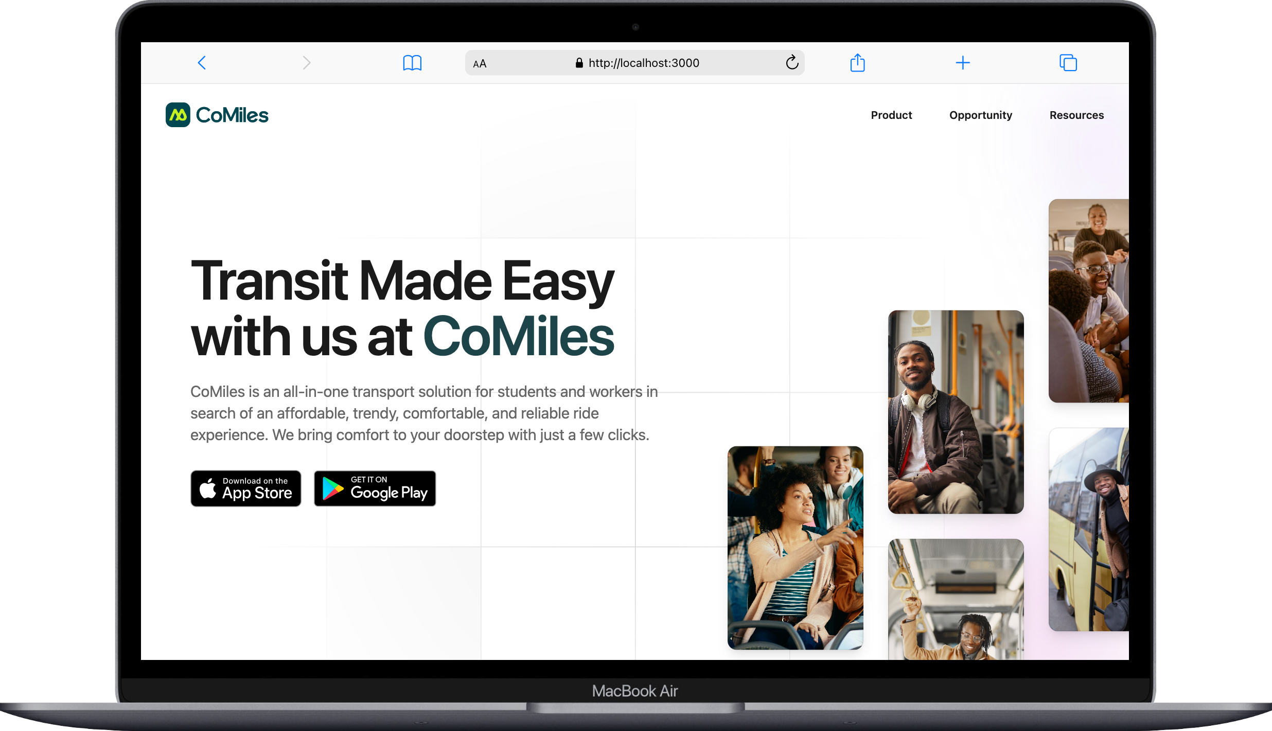 CoMiles on devices